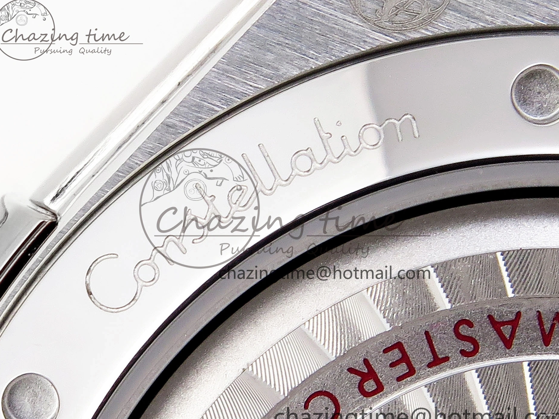 0208 Snug Constellation 39mm SS ASWF 1:1 Best Edition Black Dial on SS Bracelet A 7771